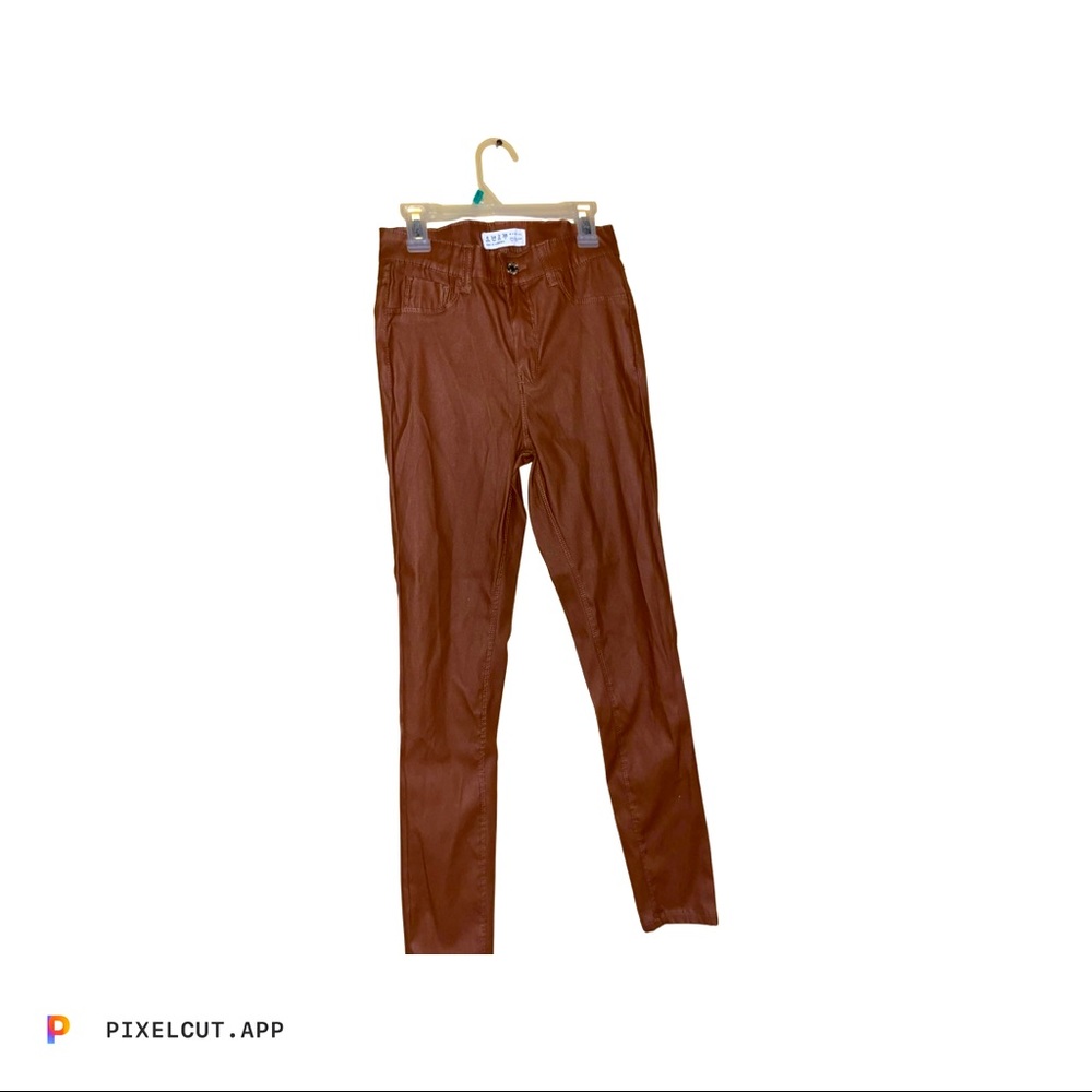 Brown leather Pants